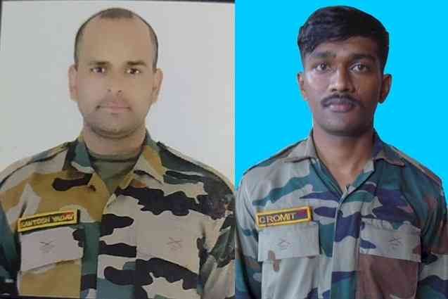 Army pays tribute to 2 soldiers killed in Kashmir gunfight
