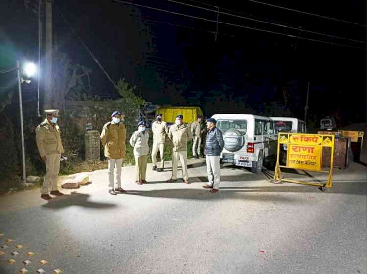 Himachal police intensified vigil on Punjab Boarder in view of Punjab poll