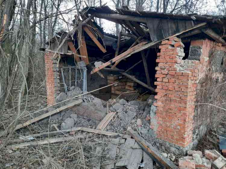 Bloodied civilians stagger through the streets in Ukraine