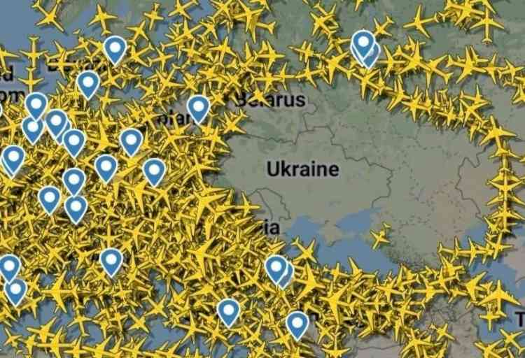 Closure of Ukraine's airspace not to impact India's flight ops to Europe, North America