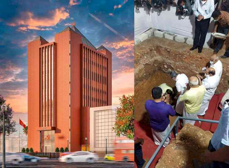 Work begins for new CPI-M headquarters at Thiruvananthapuram