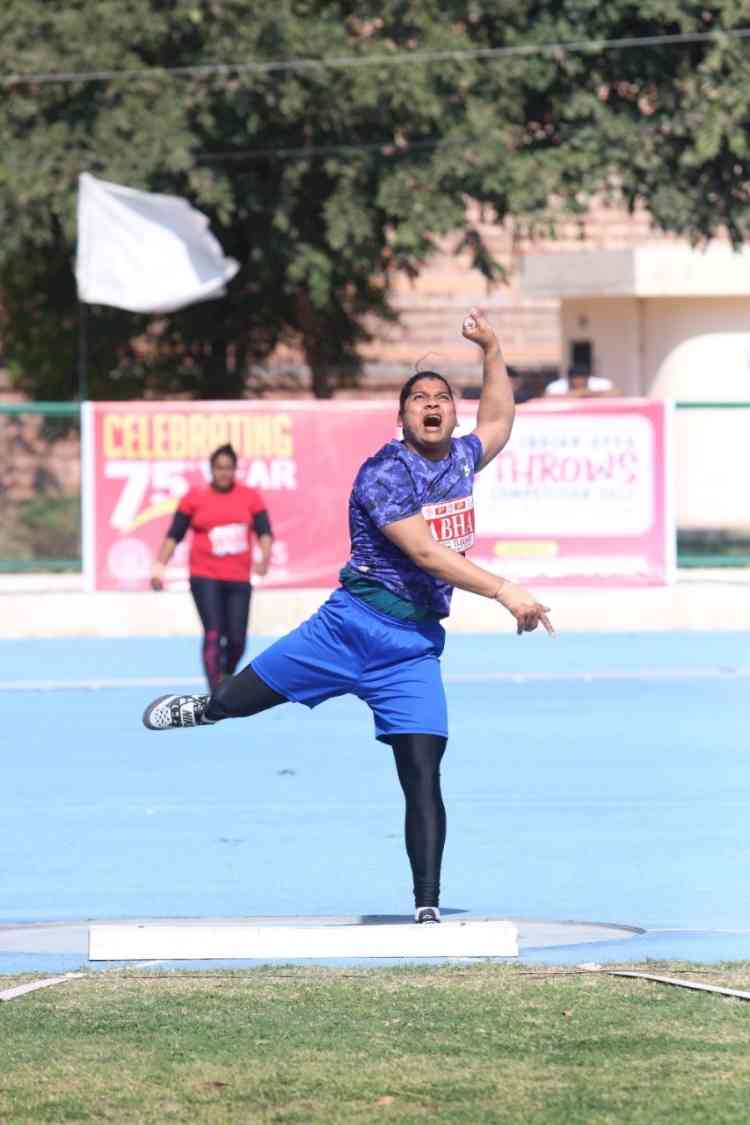 Abha Khatua, Tajinderpal Singh Toor grab limelight in National Throws Competition