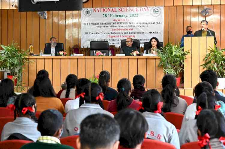 Science Day celebrated at UHF Nauni