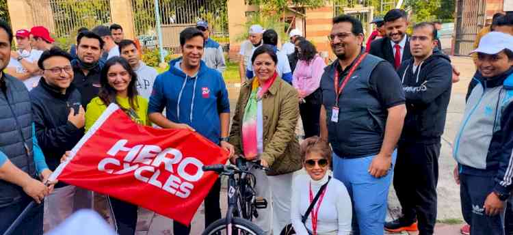 Hero Cycles lends support at Azadi Ka Amrit Mahotsav cycle rally