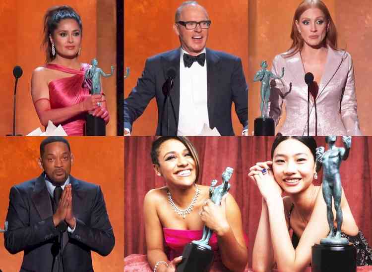 SAG Awards 2022: Will Smith, Michael Keaton, Jessica Chastian top winners' list
