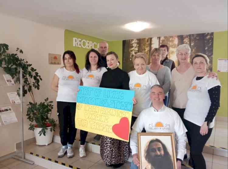 Art of Living volunteers reach out to stranded Indian students in Ukraine