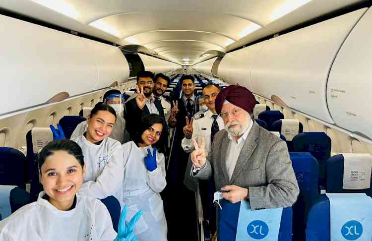 Hardeep Singh Puri, Gen VK Singh & Kiren Rijiju leave for Europe to oversee evacuations