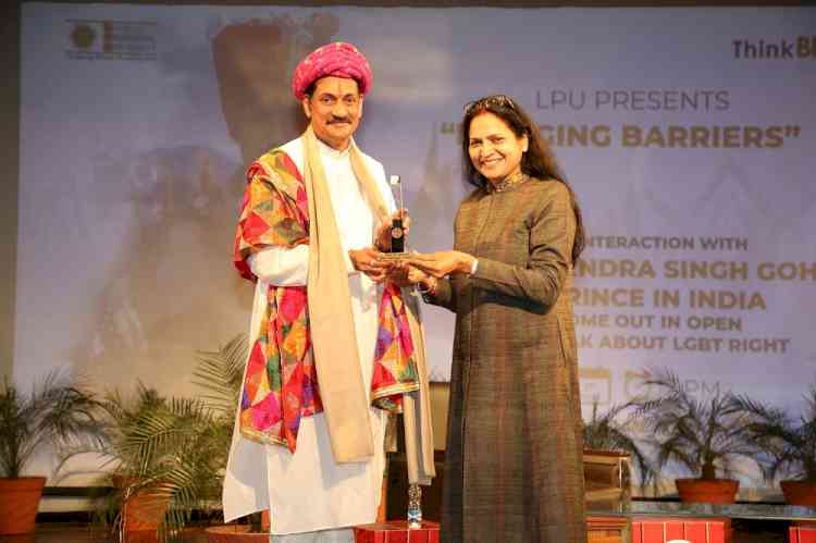 World-renowned Prince of Rajpipla in Gujarat interacted with LPU Students
