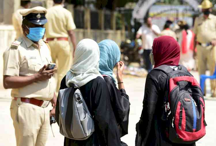 Hijab row leads to confrontation between two K'taka colleges