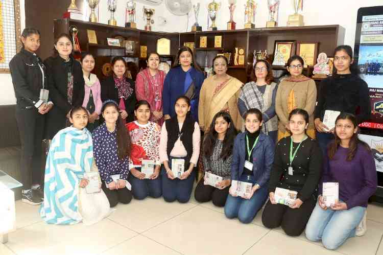 HMV Competitive Examination Hub felicitated students clearing competitive exams