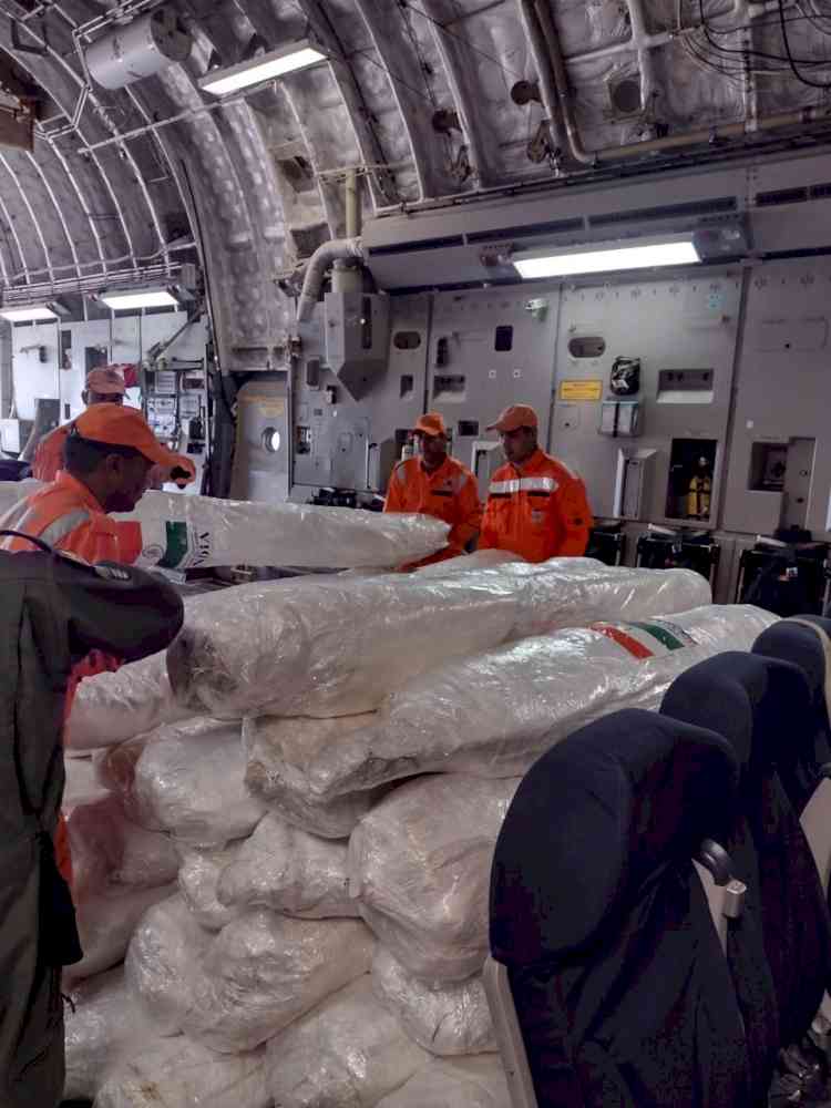 India sends relief materials to Ukraine as humanitarian assistance