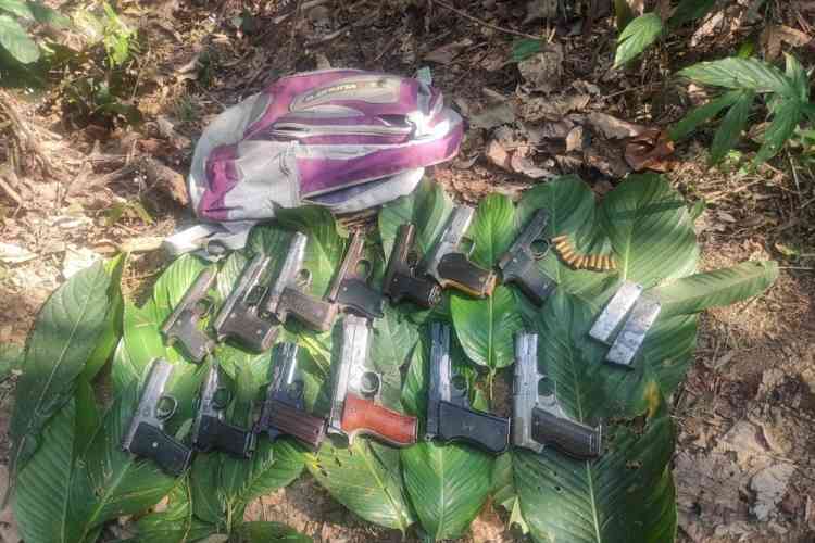 Cache of arms, ammunition recovered in Manipur