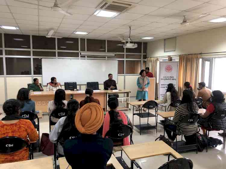 Centre for Social Work organised lecture on “Globalization and Social Work” 