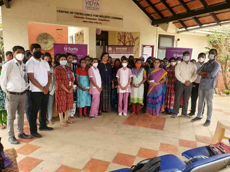 Ahead of International Women’s day, Fortis Hospitals, Bangalore conducts free health screening and educative session for women from underserved community