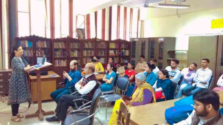 Lecture on Ayurveda organised by Sanskrit Department, PU