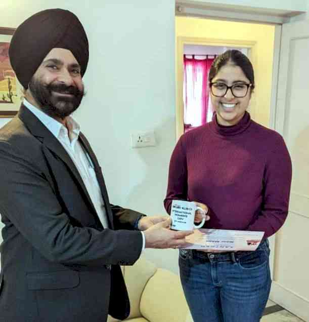 Oldest and youngest Covid vaccinated female felicitated