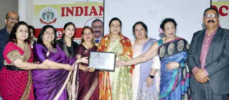 Prof. Dr. Atima Sharma Dwivedi honoured by IMA on International Women’s Day for exemplary contribution to Women Empowerment 