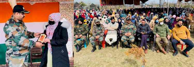 Kunzer Army Camp holds event for J&K girls on Int'l Women's Day
