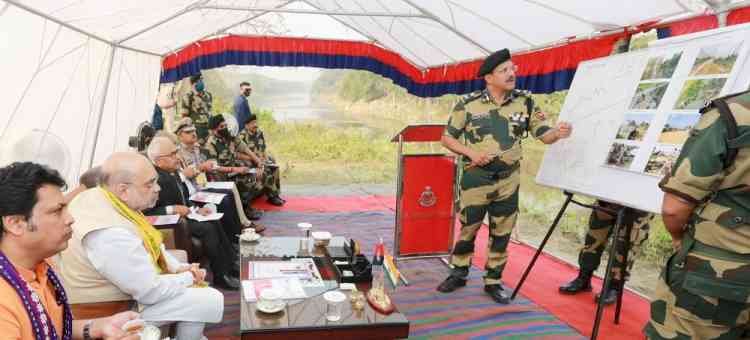 Amit Shah lays foundation for NE's first National Forensic Sciences University