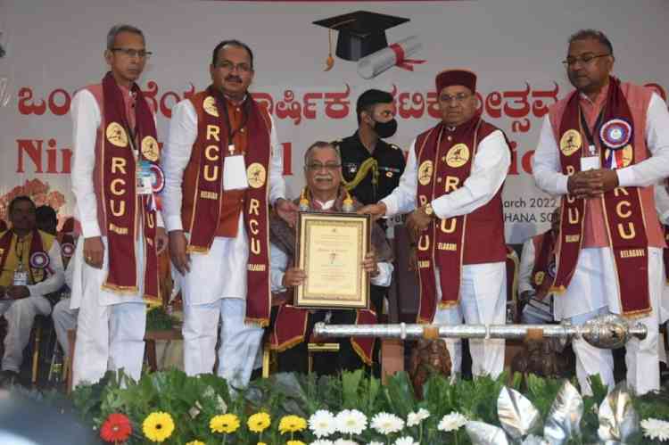 Dr. Sudarshan Ballal facilitated with honorary doctorate