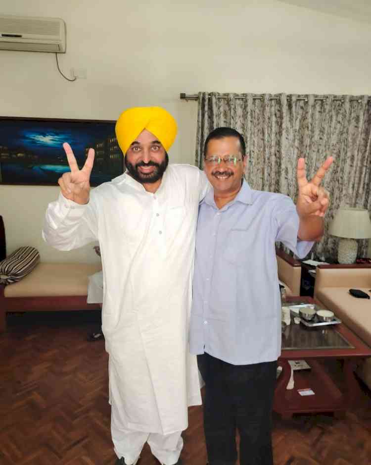 AAP's CM face Bhagwant Mann wins with whopping margin