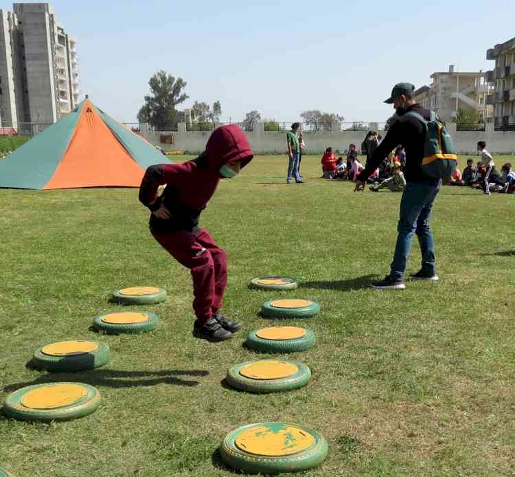 Ivy World School organised Adventure Camp