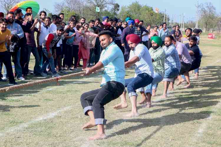 School of Engineering and Technology lifts Overall Trophy of CT University Athletic Meet