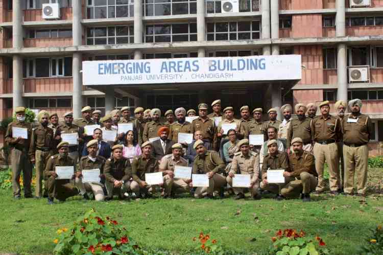 Capacity building program for security guards of Panjab University concludes