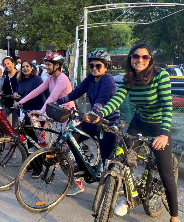 ‘Cyclathon’ to mark International Women’s Week held at Sukhna