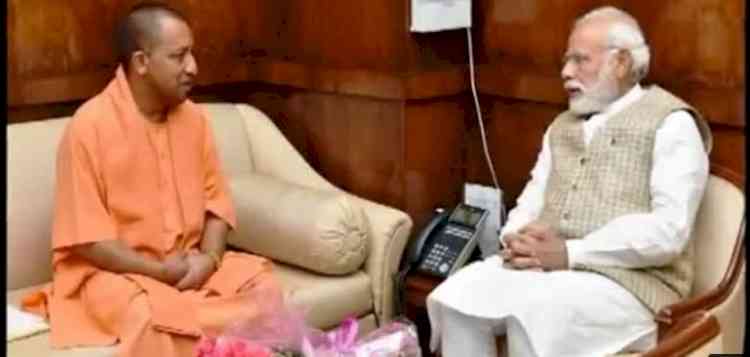 Yogi meets Prime Minister Modi to discuss new UP cabinet