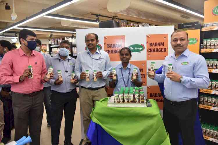 Heritage Foods fortifies its portfolio with launch of  premium Badam Milk with real almond bits