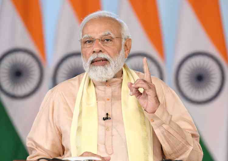 Modi discusses govt formation in UP, U'khand, Goa with BJP leaders