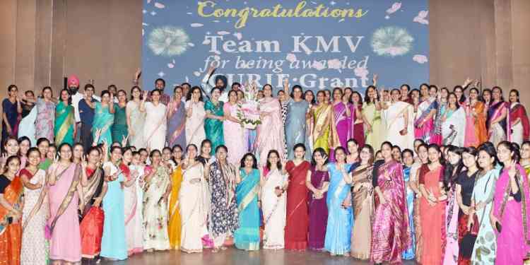 KMV bestowed with CURIE grant by Department of Science and Technology, GoI