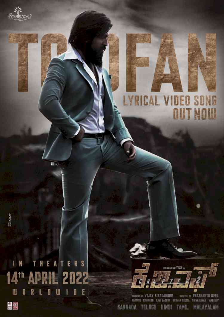 Yash aka Rocky’s anthem ‘Toofan’ marks countdown to KGF: Chapter 2!