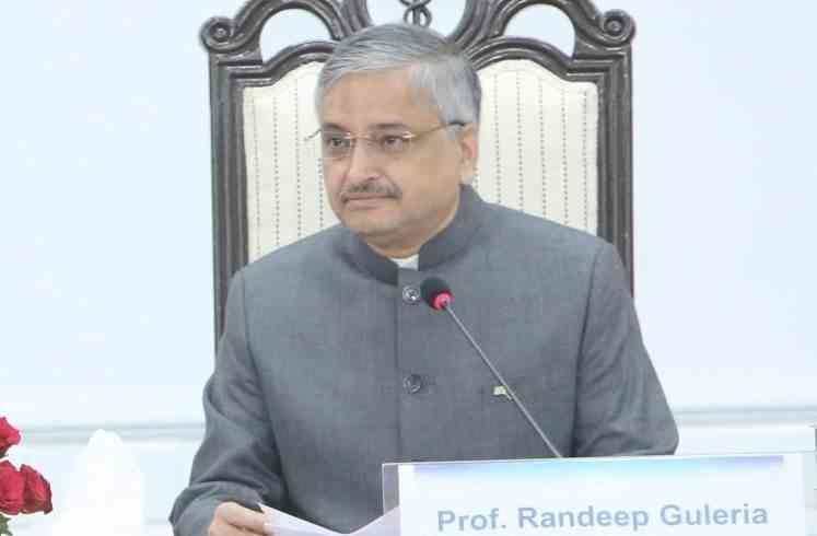 AIIMS director Randeep Guleria's tenure extended by three months