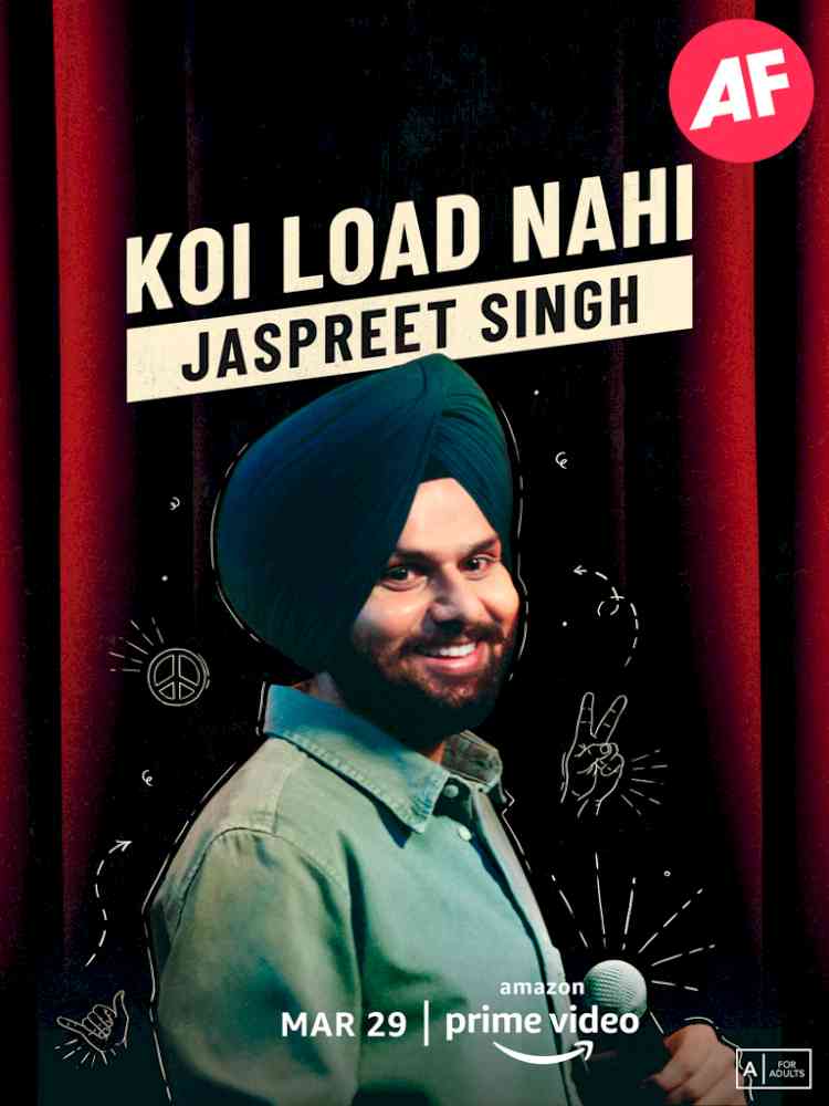 Prime Video announces new stand-up special Koi Load Nahi featuring Comedian Jaspreet Singh