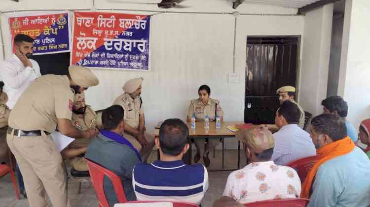 SBS Nagar police dispose of 181 complaints at spot in special camps
