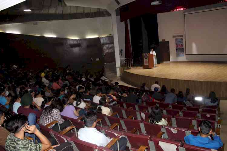 Personality Development discussed in NSS Camp in Panjab University