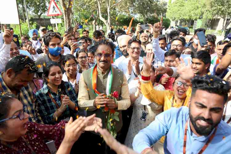 LPU Family accorded Warm-Welcome to New Rajya Sabha Member Chancellor Ashok Mittal