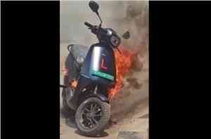 Ola probing e-scooter burning incident, to take appropriate action