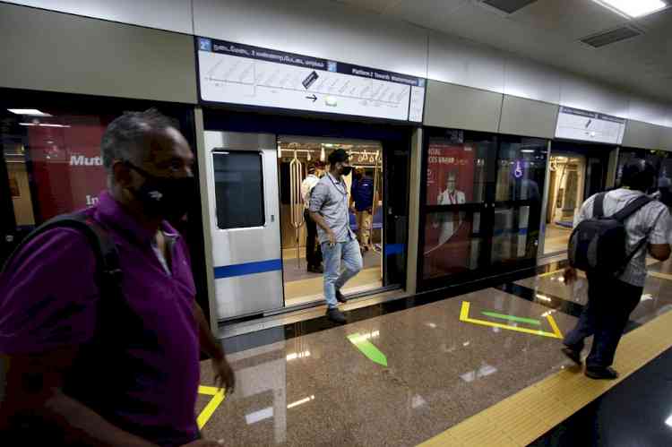 Bharat Bandh: Heavy rush in Chennai metro stations as bus services hit