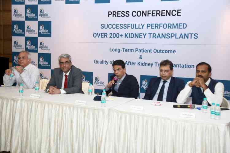 Apollo Hospitals Navi Mumbai achieves milestone of 200 plus kidney transplants in three years