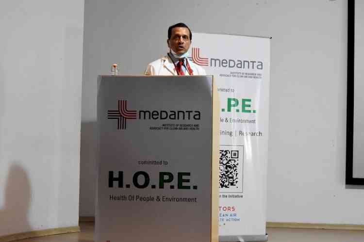Launch of Medanta’s initiative to spread awareness for clean air and health through advocacy, research, and training