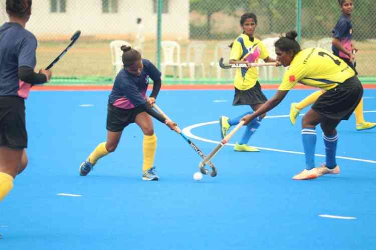 Sub-junior women's hockey: M.P, Manipur, Telangana, Tamil Nadu and Delhi win league matches