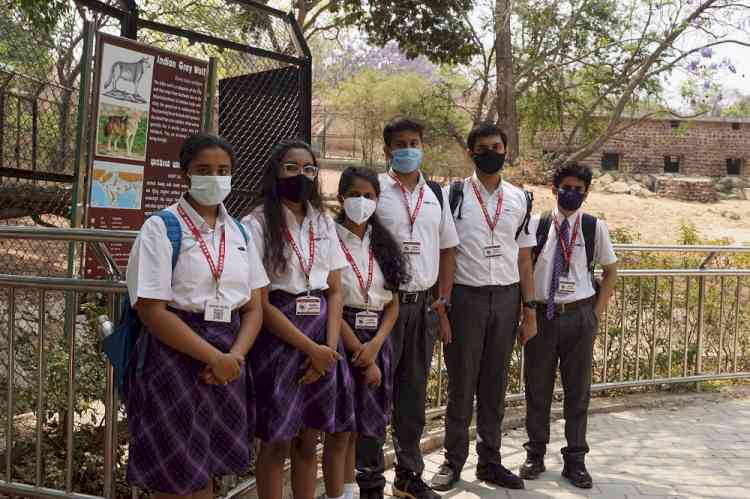 Students of Ekya School, BTM Layout adopt endangered animals at Bannerghatta National Park