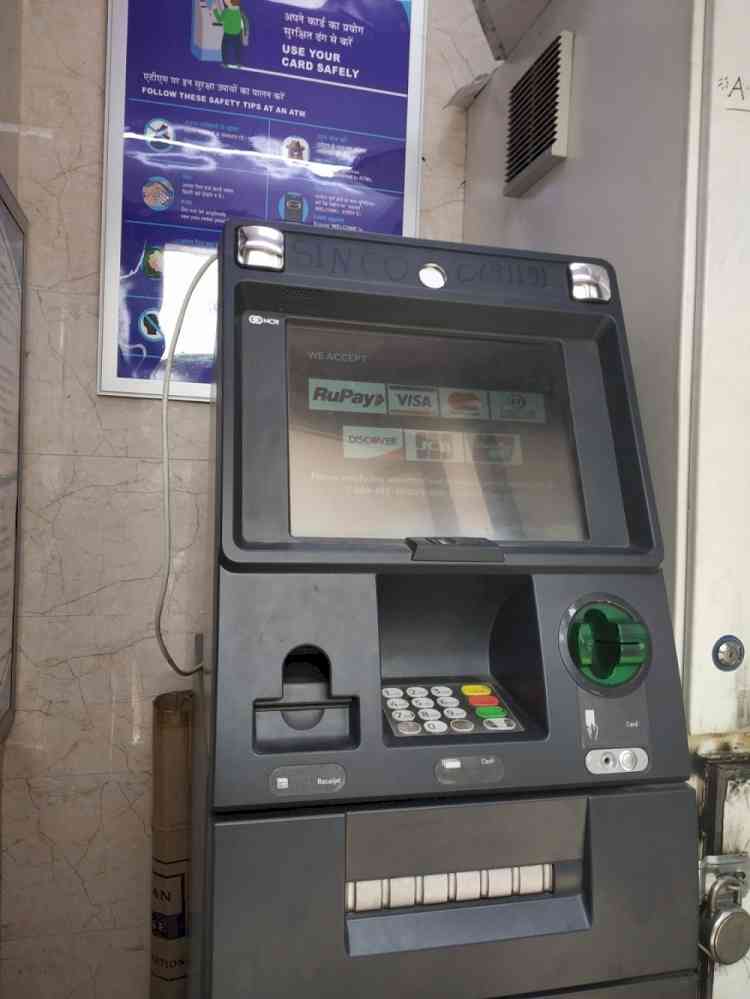 Miscreants break open ATM, walk away with Rs 13.28 lakh