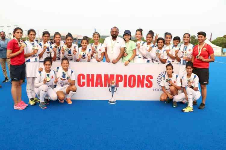 Jr women's hockey nationals: Haryana beat Jharkhand 3-0, crowned champions