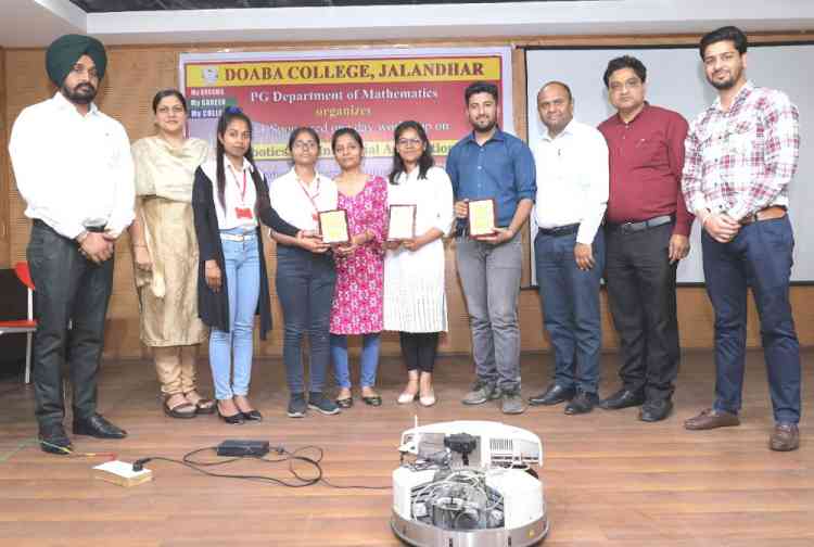 Workshop on Robotics and Industrial Automation organised in Doaba College