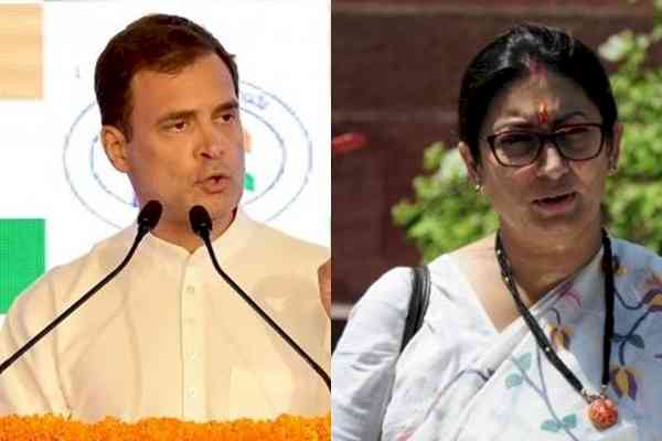 Imitation is best way of complimenting, says Irani as Rahul sends 'puja samagri' for Amethi temples