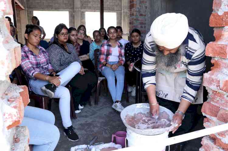 CT University holds a workshop on Fresco Art